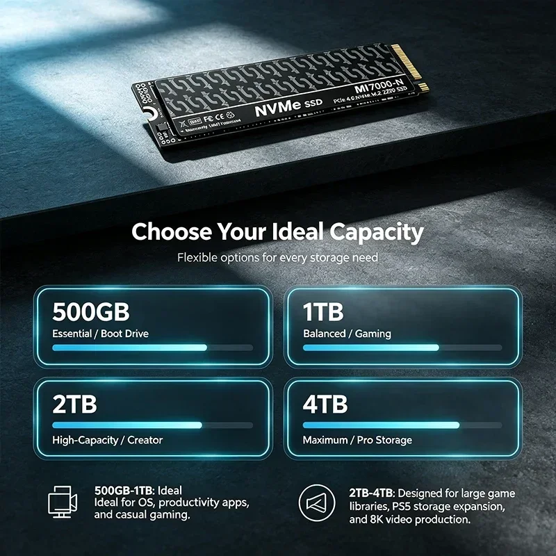 MI7000N M.2 PCIe 4.0 NVMe SSD  - M.2 Nvme 4Tb Pcie 4.0 Ssd 리뷰 및 가격