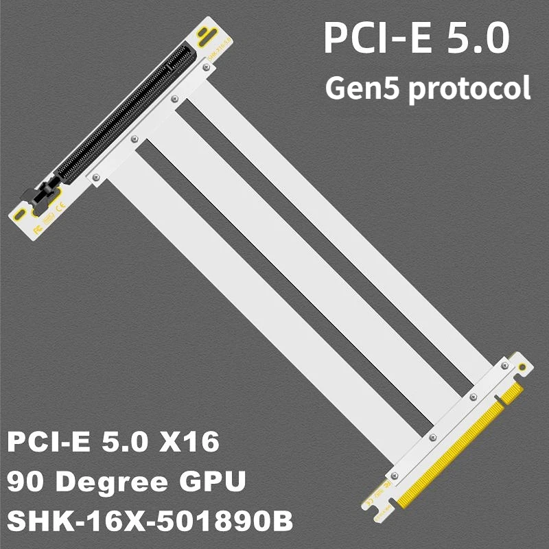 PCIe 5.0 x16 라이저 케이블, PCIe 5.0 - Pcie 4.0 X16 Riser Cable 90 Degree 리뷰 및 가격