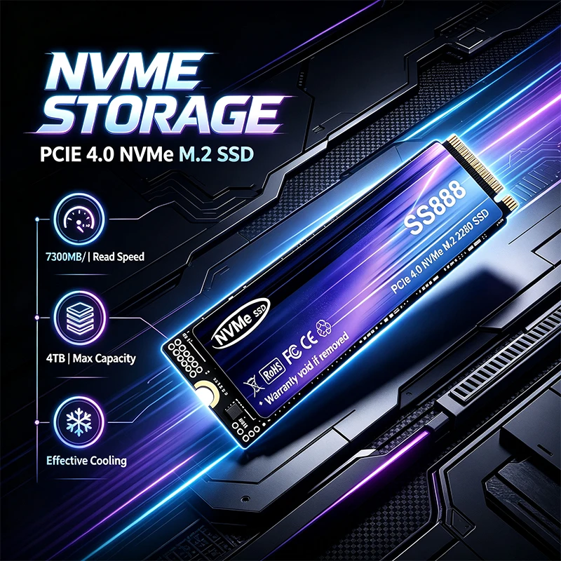 SS888 M.2 NVMe PCIe 4.0 SSD, 7 - M.2 Nvme 4Tb Pcie 4.0 Ssd 리뷰 및 가격