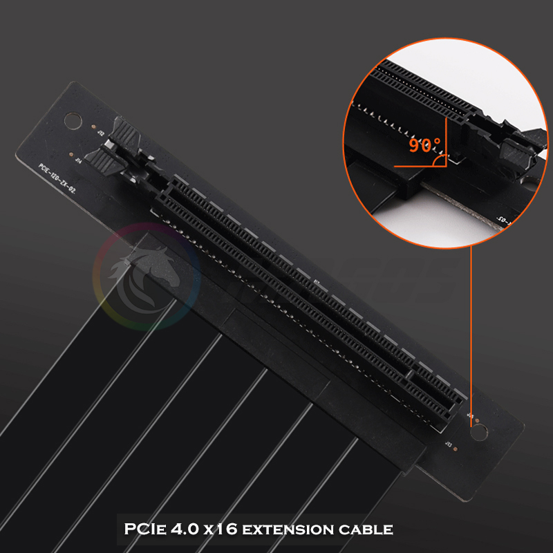 PCIE 4.0 X16 라이저 케이블 비디오 카드 확장 - Pcie 4.0 X16 Riser Cable 90 Degree 리뷰 및 가격
