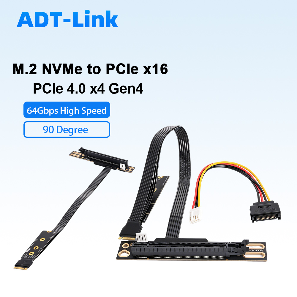 M.2 NVMe to PCIe 4.0 x16 라이저 케 - Pcie 4.0 X16 Riser Cable 90 Degree 리뷰 및 가격