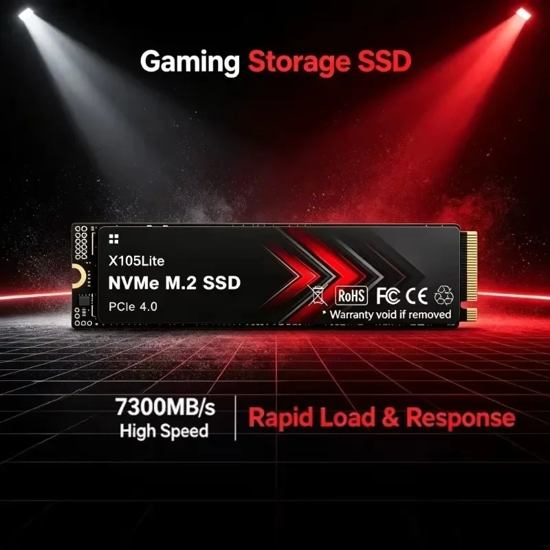 새 제품: X105Lite NVMe SSD, M.2 N - M.2 Nvme 4Tb Pcie 4.0 Ssd 리뷰 및 가격
