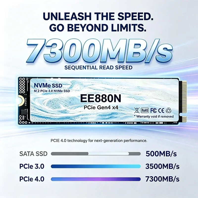 2026년형 EE880N 고속 SSD, 7300MB/s - M.2 Nvme 4Tb Pcie 4.0 Ssd 리뷰 및 가격